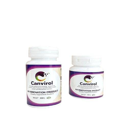 Canvirol อาหารเสริมภูมิร่างกาย สำหรับสุนัขและแมว ขนาด 170 mg. และ 850 mg.