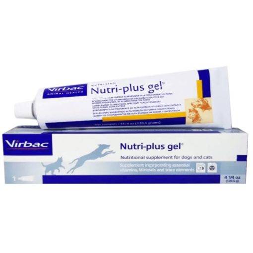 Nutri-Plus Gel ผลิตภัณฑ์อาหารเสริมสำหรับสุนัขและแมว ขนาด 120g.